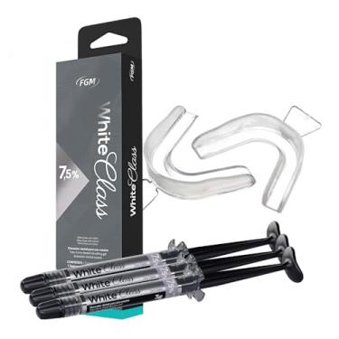Imagem de Kit 3 Clareador Dental Caseiro Moldeira White Class 7,5% FGM