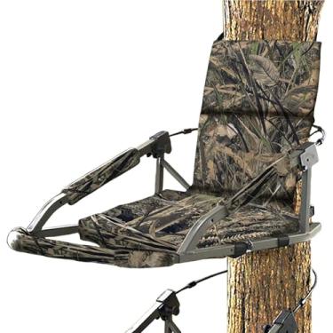Imagem de Almofada de assento de caça, assento de árvore de caça, Assento com suporte para à prova d'água, Assento confortável para árvore de caça, almofada de assento camuflada ao ar livre para escalada, acamp