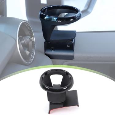 Imagem de LLKUANG Suporte de copo de carro compatível com Toyota Land Cruiser 250 Prado J250 LC250 2024 2025 2026 Suporte de copo de aço carbono para porta frontal, acessórios interiores de suporte de copo para