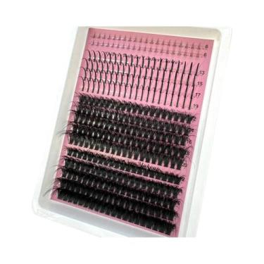 Imagem de Cílios Postiços À Prova d'Água Em 15 Fileiras, Grupos De Cílios, Exten