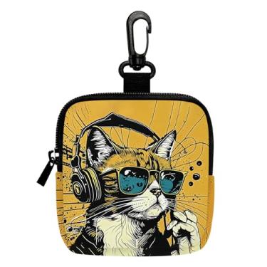 Imagem de Porta-chaves mini porta-moedas, bolsa multifuncional para chaves, porta-cartões, organizador de cabos de dados, bolsa com zíper 3, Multicolorido 00695