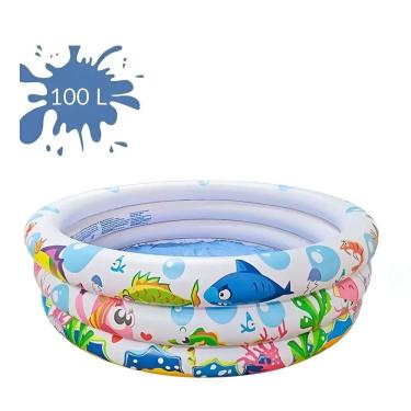 Imagem de Piscina Inflável Redonda Wellmix Summer Fun 100 Litros 3 Ane