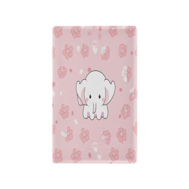 Imagem de Wassud Placa de cobertura para interruptor de luz de elefante, capas de tomadas duplex, placa de parede, decoração de casa, sala de estar, quarto, decoração