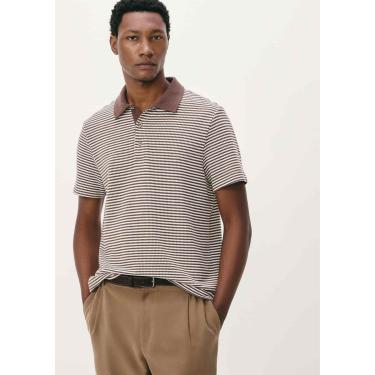 Imagem de Camisa Polo Masculina Manga Curta Fio Tinto-Masculino