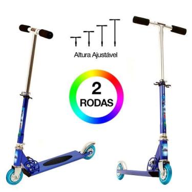 Imagem de Patinete PJ Masks Infantil Meninos de Duas Rodas Azul - DM Radical