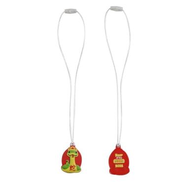Imagem de Colares com pingente de cobra de ano novo chinês – (pacote com 12) – Ideal para festas de ano novo chinês, eventos culturais e muito mais