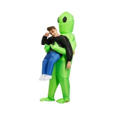 Imagem de Traje de Alienígena Inflável para Adultos e Crianças - Fantasia de Mon