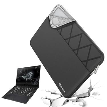 Imagem de Smatree Capa para laptop de 15,6 polegadas ASUS Vivobook S 15 S5507/Q5507 Copilot+PC, capa protetora para laptop com bolso para acessórios, zíper YKK, design patenteado à prova de choque (E633)