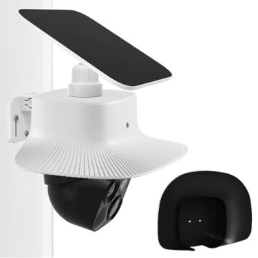 Imagem de Capa de câmera compatível com Eufy Security SoloCam S340, capa de chuva para monitor de segurança, protetor à prova de intempéries para câmera solar (sem câmera), 1 pacote