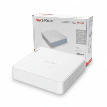 Imagem de DVR Hikvision DS-7104HGHI-M1 Gravador Digital de Vídeo com 4 Canais Turbo HD 1080p Lite, H.265+, HDMI/VGA