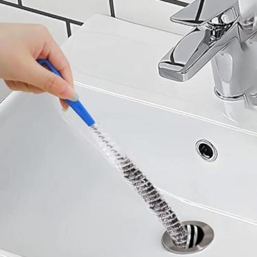 Imagem de Conjunto de ferramentas de limpeza e desentupimento de ralos, limpador multifuncional de ralo de pia, cozinha, banheiro e chuveiro