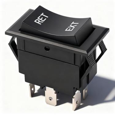 Imagem de Valorup Interruptor Momentâneo Dpdt De 30 A Com 6 Pinos Para Estabilizador Reboque Quinta Roda E Trem Pouso Rv, Conector Energia Da Maioria Dos Suburban