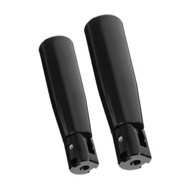 Imagem de Luxshiny Conjunto de manivela giratória dobrável, 2 peças, de nylon resistente para fresadoras, alças ajustáveis de máquinas-ferramenta rosca fêmea M6