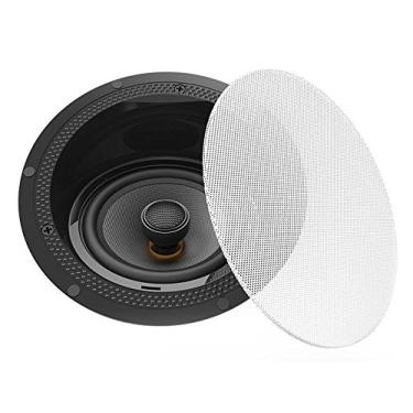 Imagem de Caixa Acústica de Embutir Redonda Angulada BSA R5A Coaxial 75W RMS Branco