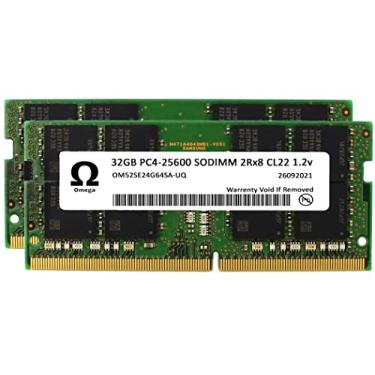 Imagem de Omega 64 GB (2 x 32 GB) compatível com ASUS, Acer, MSI, Razer, Intel NUC DDR4 2666MHz PC4-21300 SODIMM 2Rx8 CL19 1.2v atualização de laptop