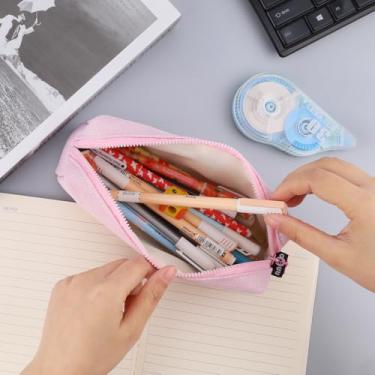 Imagem de Estojo pequeno para lápis, estojo de lápis, bonito, organizador de canetas estéticas para bolsa de moedas, bolsa de cosméticos