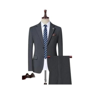 Imagem de Terno Masculino Elegante 2025 De Alta Qualidade Para Negócios E Lazer,