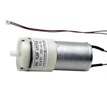 Imagem de 1 peça WP27D-6 5V 6V pequena mini 370 bomba de ar de motor micro bomba de oxigênio inflador DIY esfigmomanômetro eletrônico aquário