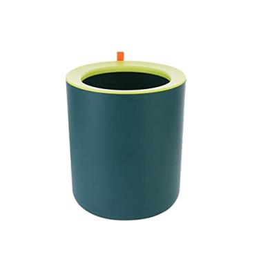 Imagem de Caixote do lixo doméstico Lixo Nórdico Grande Cozinha Quarto Banheiro Lata de Lixo com Pressão Simples Armazenamento Cesta de Papel Cesto de Lixo