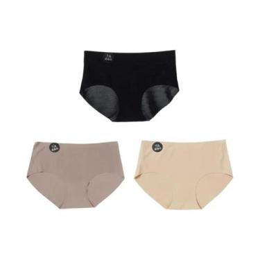 Imagem de Calcinhas Femininas De Verão Em Seda Gelada Sem Costura Ultra-finas Re