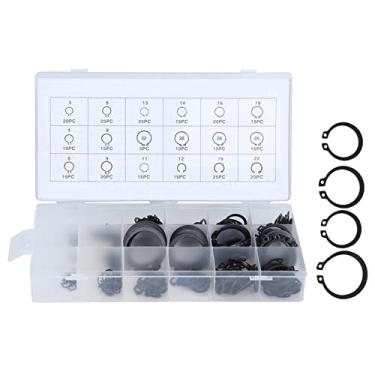 Imagem de GLOGLOW Kit de Alicates E Clamp/Holder, 300 Peças, Variedade de Anéis de Pressão de Metal, 2-32 Mm, Preto, para Fixar Rolamentos E Engrenagens, Ferramentas de Cozinha