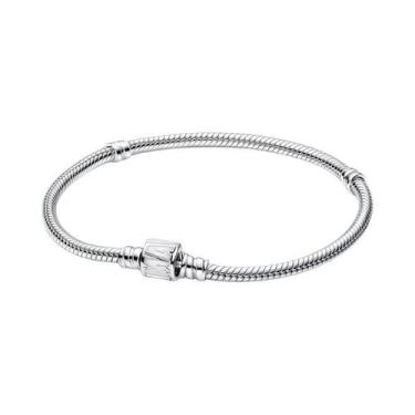 Imagem de Pulseira De Prata 925 Com Pérola Borboleta Rosa Amor 17-21CM DIY Prese