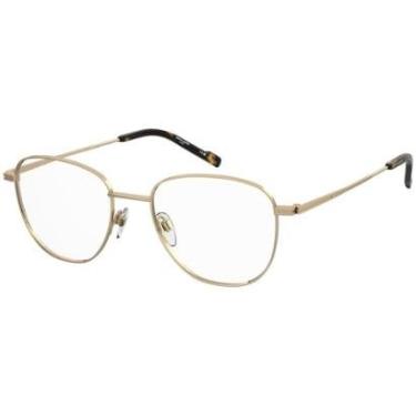 Imagem de Armação de Óculos Pierre Cardin P.C. 6917 J5G - Dourado 54-Masculino