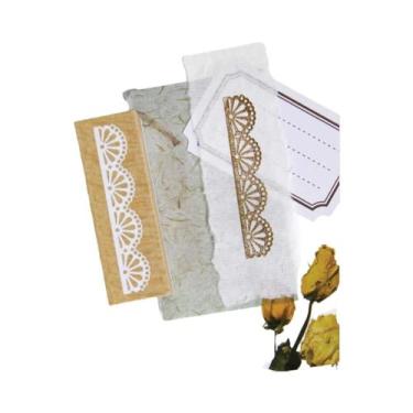 Imagem de Carimbo De Madeira Com Padrão De Renda Floral Para Scrapbooking, Álbum