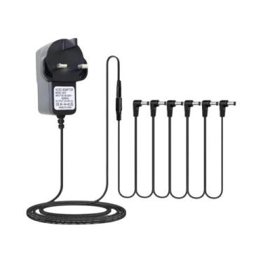 Imagem de Adaptador De Fonte De Alimentação Para Pedal De Guitarra 9V DC Com Plu
