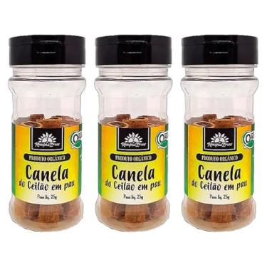 Imagem de Kit 3X: Canela do Ceilão em Pau Orgânica Kampo de Ervas 25g