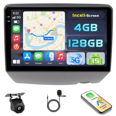 Imagem de [4 + 128 G] Estéreo automotivo Android 15 para Toyota Yaris 1999-2005/Echo 2000-2002, Hikity 23 cm, tela sensível ao toque, rádio sem fio, Carplay, Android, automática, 5G, Wi-Fi, Bluetooth, espelho