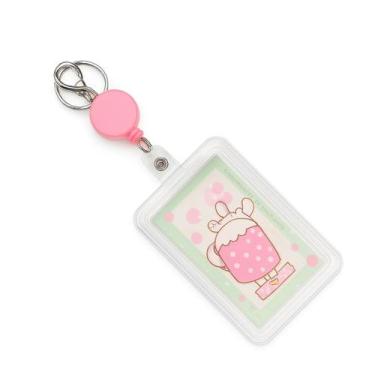 Imagem de Porta Cartão de Identificação C/ Prendedor Transparente - Dexin, Rosa