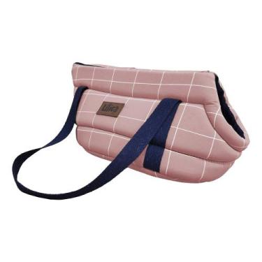 Imagem de Bolsa transporte aberta para pet cachorros cães e gatos Estilo Square 