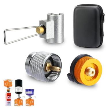 Imagem de Conjunto de adaptadores de gás para fogão de acampamento SAN LIKE 3 PC