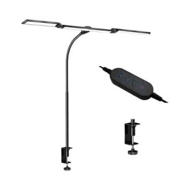 Imagem de Lâmpada De Mesa LED 16W Com 3 Cabeças, 5 Cores, 10 Níveis De Dimerizaç