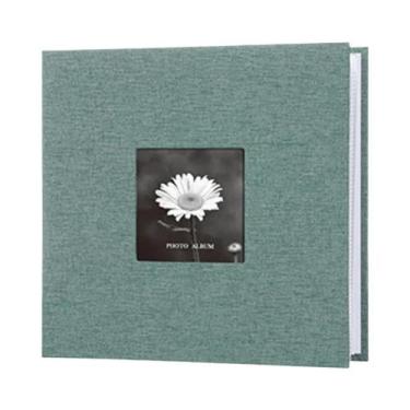 Imagem de Álbum De Fotos Com Capa De Linho De 6 Polegadas, 200 Folhas Com Bolsos