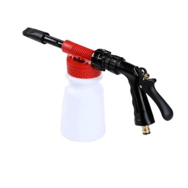 Imagem de Ferramenta de Lavagem Carro Espray Espuma Alta Pressão 900ml Sprayer para Limpeza Foamaster Água Suprimentos Irrigação Jardim - Economia Mão Obra