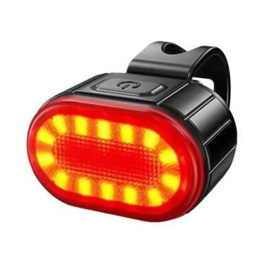 Imagem de Conjunto De Luzes De Bicicleta LED Recarregáveis Por USB 1000LM Com Se