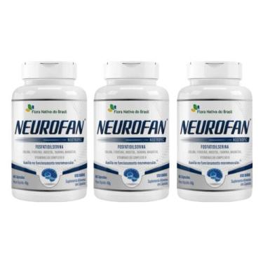 Imagem de Kit 3x Neurofan Nootropic 3x60 cápsulas Flora Nativa - Flora Nativa do