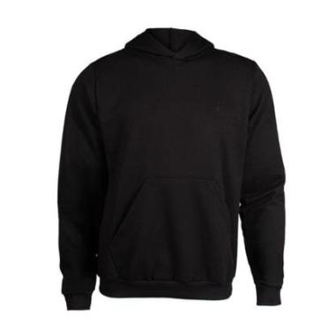 Imagem de Moletom Masculino Desayner Capuz Bolso Canguru Preto-Masculino