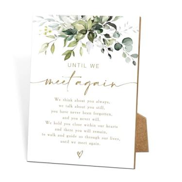 Imagem de Placa de memorial de casamento, decorações de chá de panela dourado verde, placa de mesa memorial, placas de casamento para cerimônia e recepção, decoração de mesa de festa de noivado, lembrancinhas