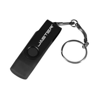 Imagem de Pen Drive Rotativo TYPE-C OTG De 64GB 32GB 16GB Para Telefone Android,