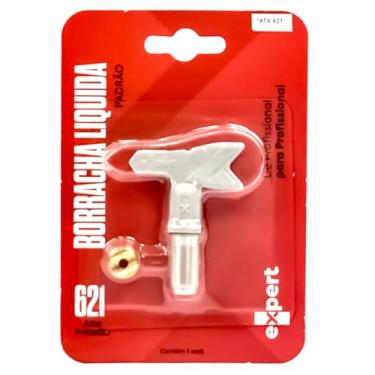Imagem de Bico de Pintura 621 EXPERT, Alta Pressão, Padrão para Revestimentos Densos e Borracha Líquida, Compatível com Sistemas Airless