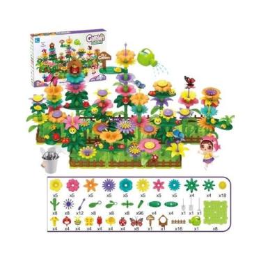 Imagem de Blocos De Montar DIY Jardim De Flores De Coral Oceânico Para Meninas, 