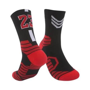 Imagem de Meias Profissionais De Basquete Masculinas, Rápido Secagem, Respirávei