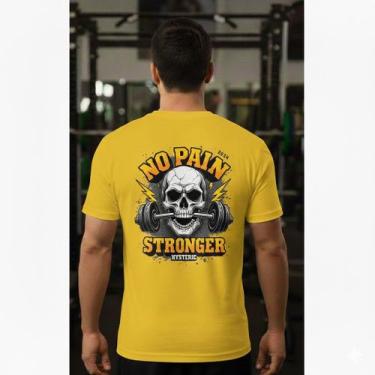 Imagem de Camiseta Dry Fit Masculina Academia Treino Monstro Motivacional No Pai