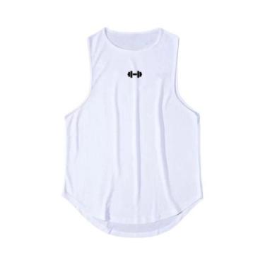 Imagem de Camiseta Sem Mangas Para Academia Masculina De Secagem Rápida, Roupas 