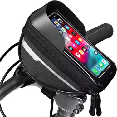 Imagem de Bolsa Guidão Celular Bike Porta Objetos Câmera Ferramenta Chaves - Sto