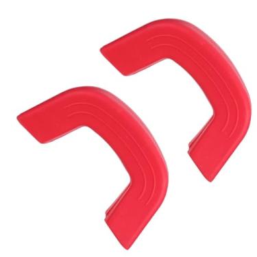 Imagem de 1 Par Brincos De Pote Mangas Do Suporte Do Pote Pega De Panela Tampas De Alça De Pote De Silicone Apertos De Silicone Para Potes Capa De Lidar Gel De Sílica Prato Quente