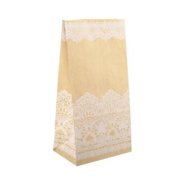 Imagem de Sacos De Papel Coloridos Com Bolinhas, 50 Peças, 18x9x6cm, Sacos Para 